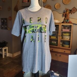 Aeropostle single stitch tee